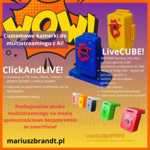 Włącz i nadawaj — historia LiveCUBE! i aplikacji ClickAndLIVE!