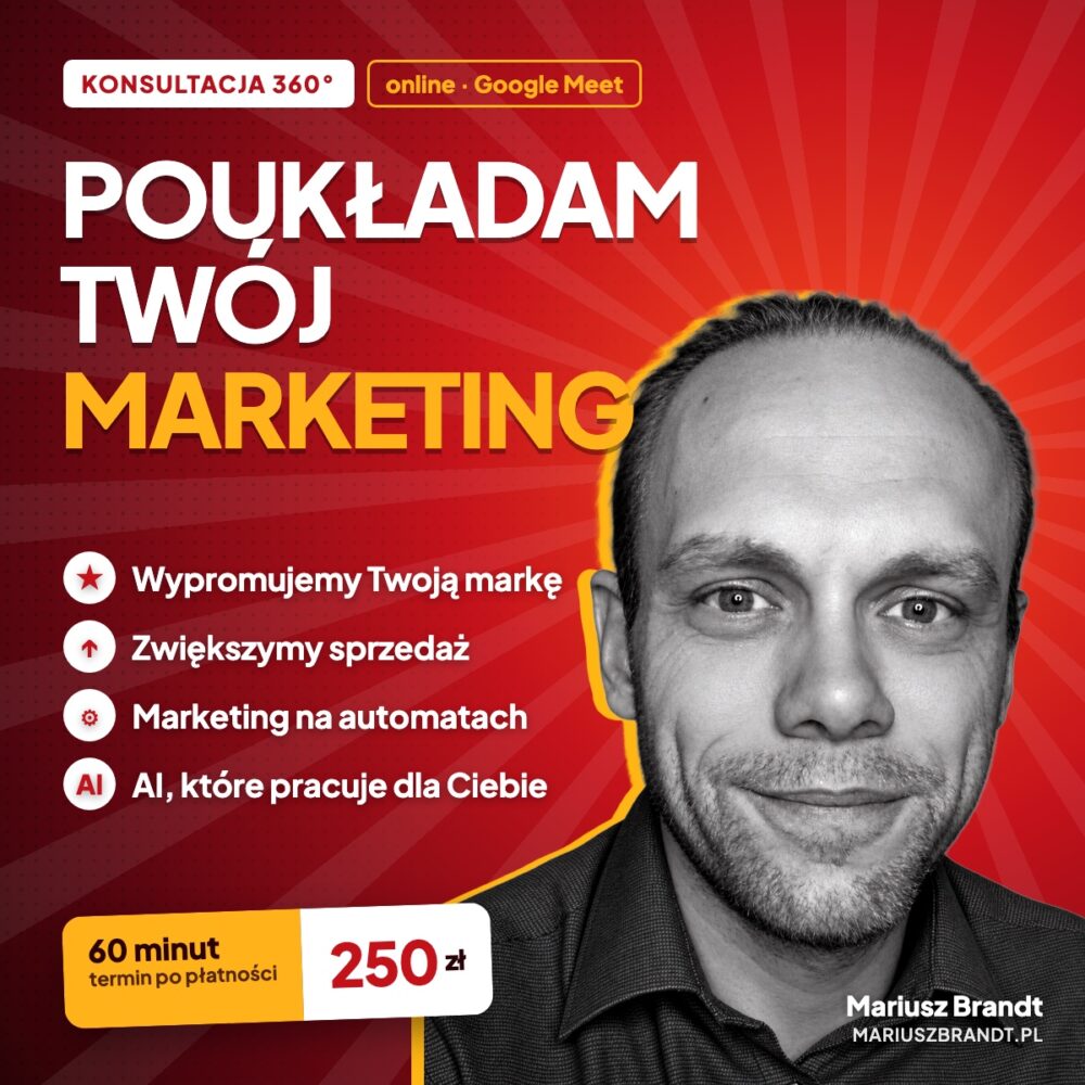 Konsultacja marketingowa 360° — 60 minut